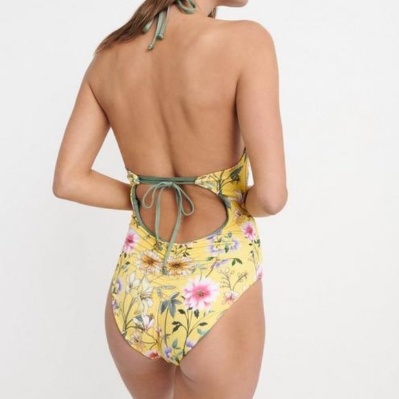 Lucky Brand  Reversible One Piece  Swimsuit Size M - Picture 1 of 10